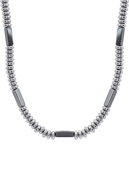 Stainless Steel & Hematite Necklace