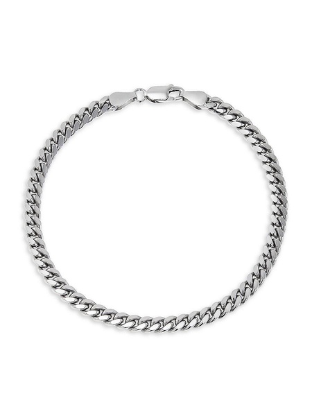 Sterling Silver Cuban Chain Bracelet