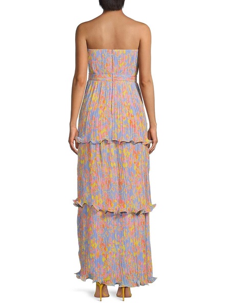 Laine Floral Tiered Gown