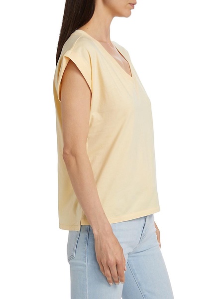 Cotton V-Neck T-Shirt