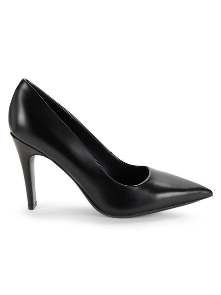 Dessia 85MM Point Toe Leather Pumps