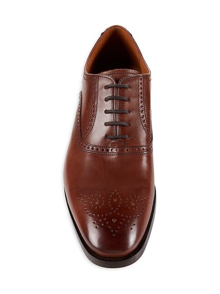 Siena Brogue Leather Derby Shoes