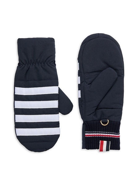 Striped Fingerless Gloves