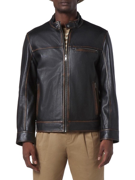 Caruso Leather Racing Jacket