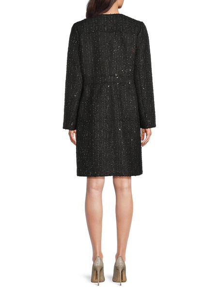 V Neck Sheath Shirtdress