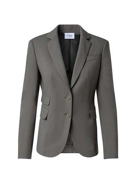 Virgin Wool Blend Blazer