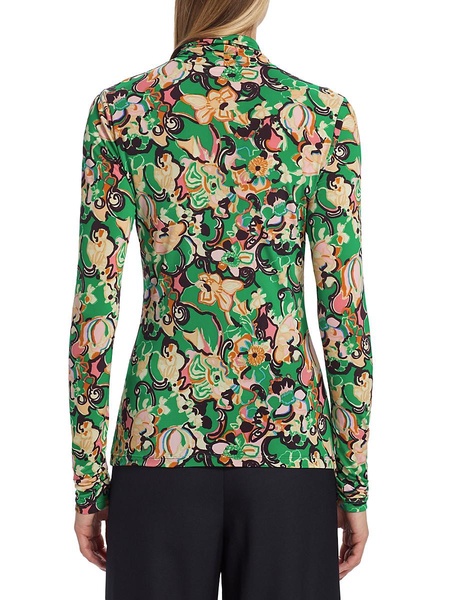 James Floral Jersey Top