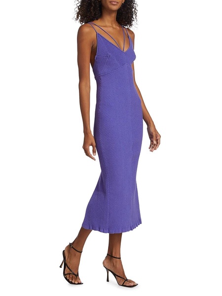 Evelyn Rib Knit Midi Dress
