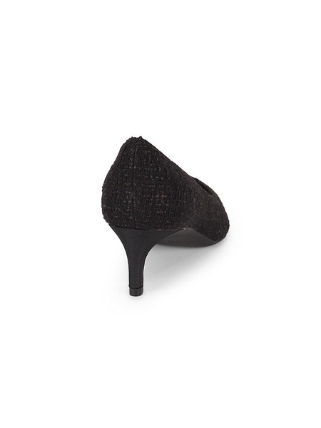 Dejella Tweed Kitten Heel Pumps