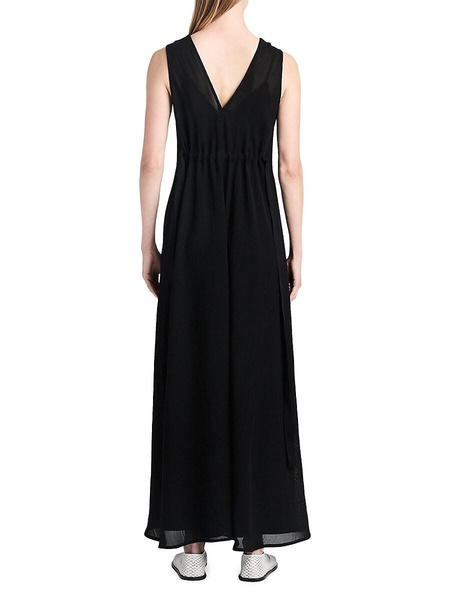 Lorna V-Neck Midi-Dress