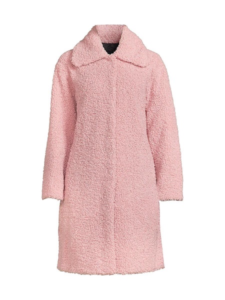 Collared Faux Fur Coat