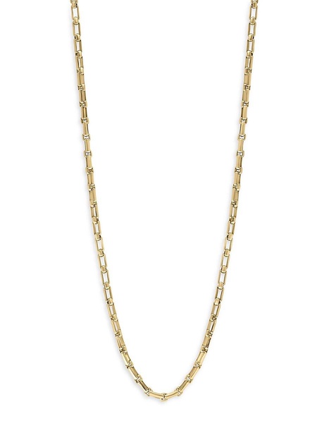 14K Yellow Gold Luciano Box Chain Necklace/22.06"