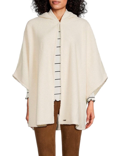Boucle Hooded Ruana