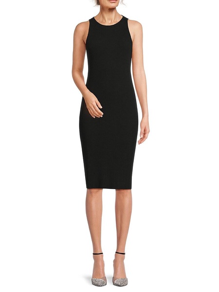 Ribbed Sleeveless Dress
