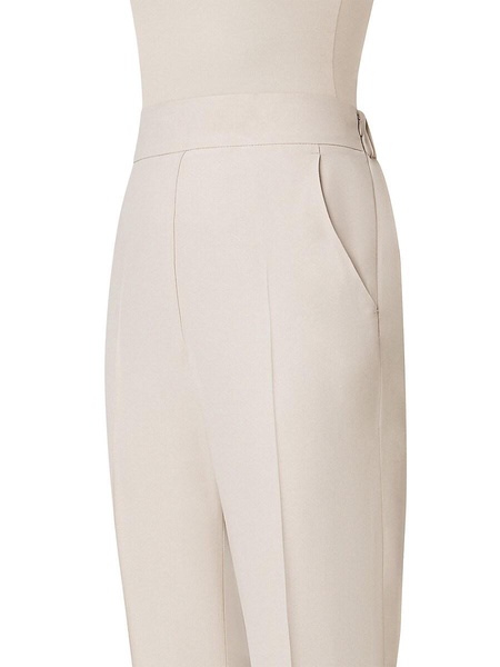 Chris Slim Cuffed Crêpe Pants