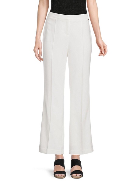 Wide Leg Pintuck Trousers