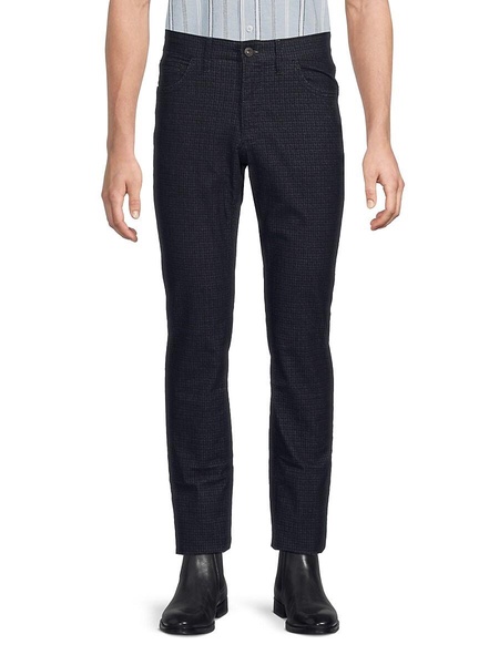 Chuck Houndstooth Flat Front Pants