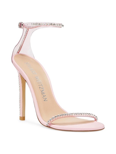 Nudistglam 110MM Embellished Strap Sandals