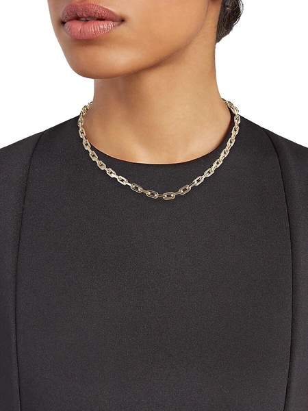 14K Yellow Gold Chain Necklace/17"