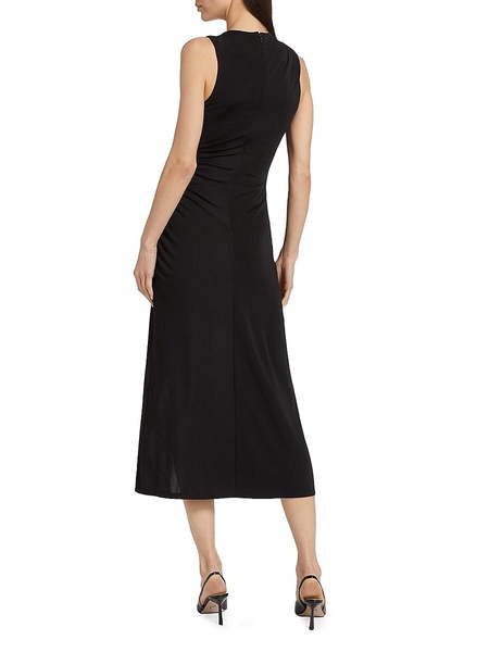 Wesson Ruched Jersey Midi-Dress