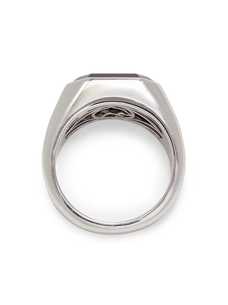 Sterling Silver & Onyx Signet Ring