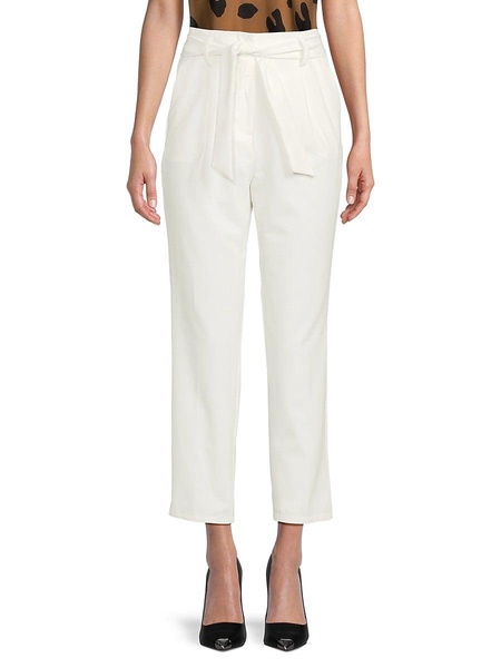 Belted Straight Pants