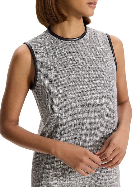 Textured Sleeveless Minidress
