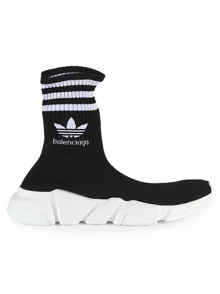 Speed Logo High Top Sock Sneakers