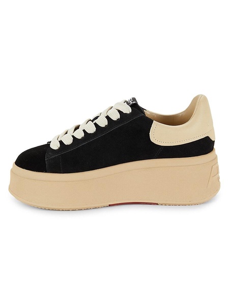 Move S Suede & Leather Low Top Platform Sneakers