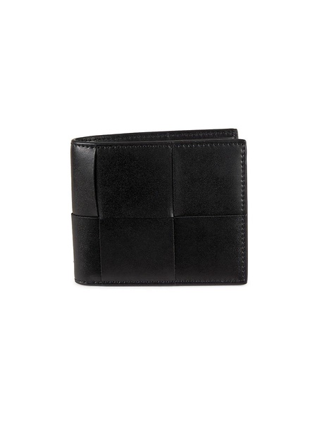 Intercciato Leather Bifold Wallet