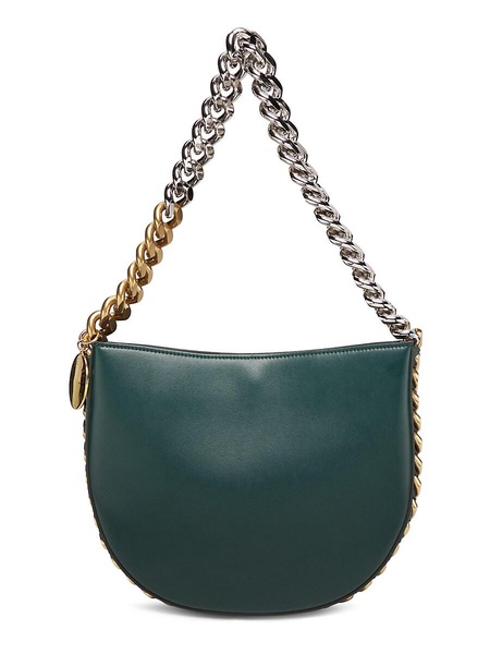 Medium Faux Leather Shoulder Bag