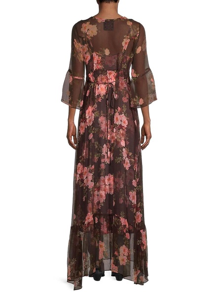 Spell Of Winonna Floral Silk Maxi Dress