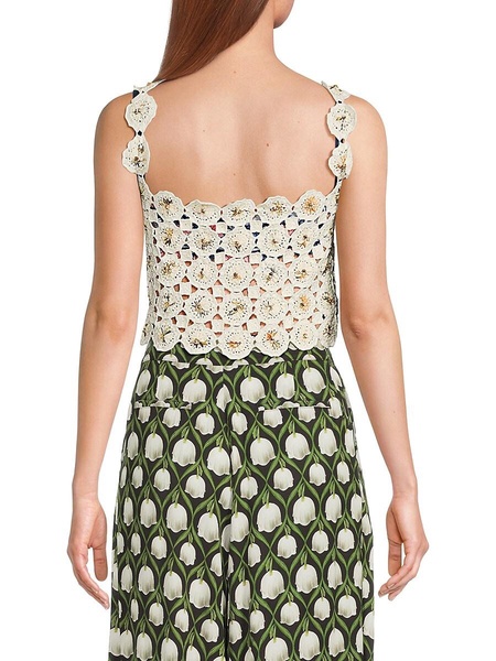 Zilia Caracola Crochet Crop Top
