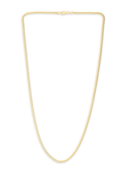 14K Yellow Gold Wheat Chain Necklace/18"