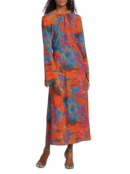 Mara Abstract Midi Dress