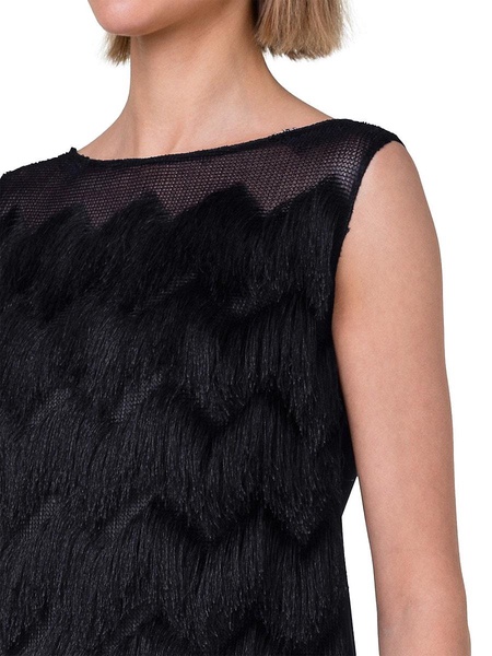 Sleeveless Fringe Dress