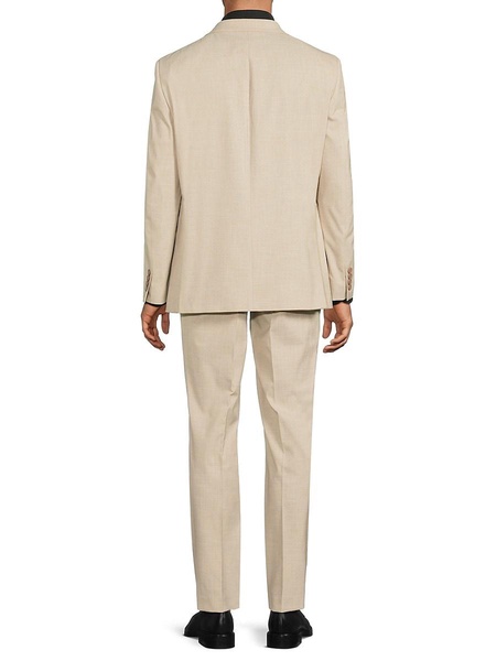 Textured Slim Fit Suit