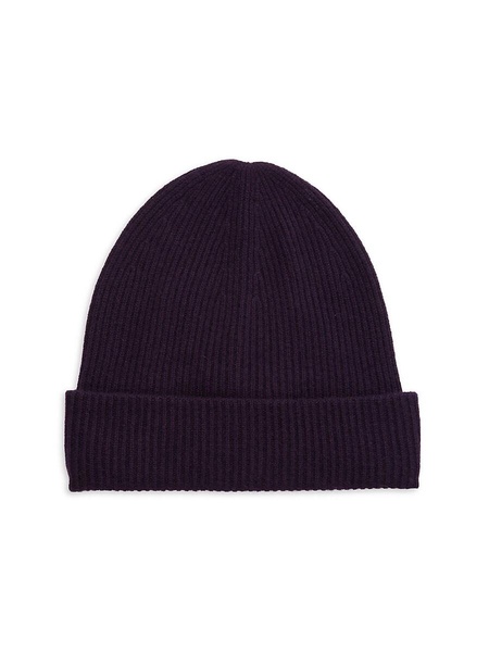 Ribbed Cashmere Beanie