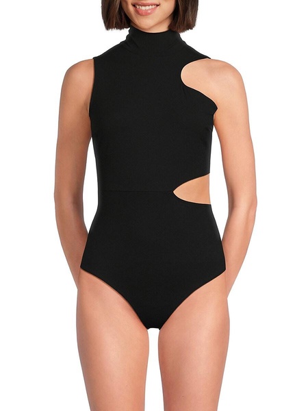 Cut Out Highneck Bodysuit