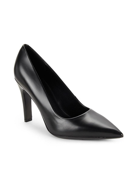 Dessia 85MM Point Toe Leather Pumps