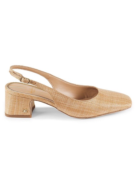 Terra 51MM Textured Slingback Pumps