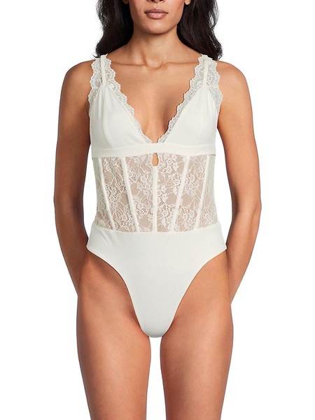Carlotta Lace & Boning Bodysuit