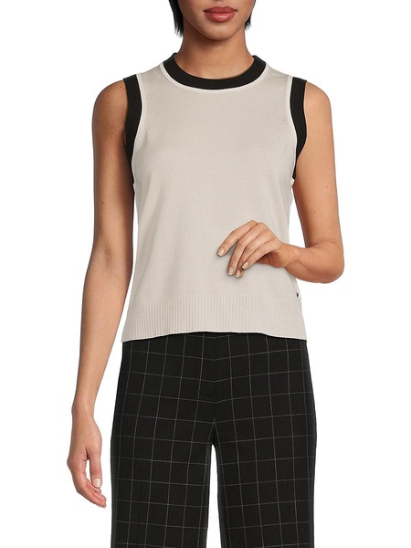 Ribbed Sleeveless Sweater