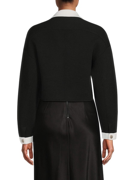 Verdell Double-Breasted Wool-Blend Cardigan