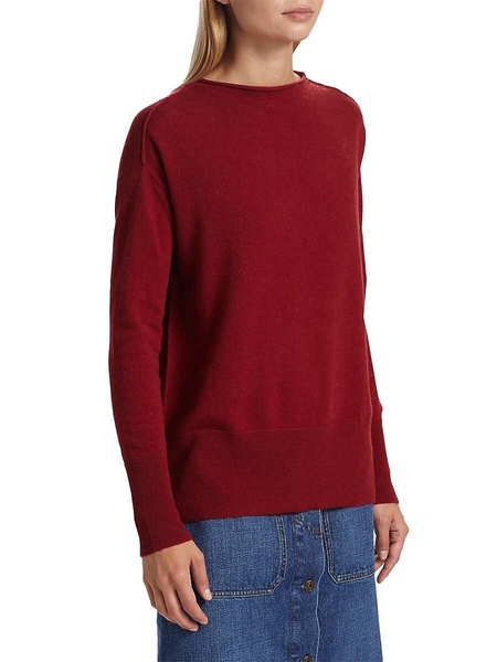 COLLECTION Rolled Crewneck Sweater