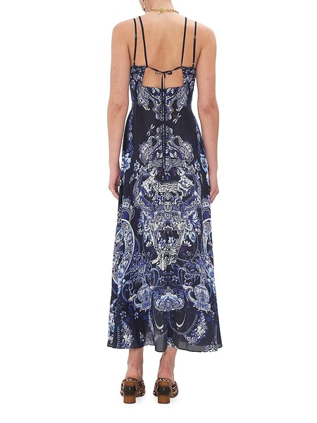 Strappy Floral Midi Dress