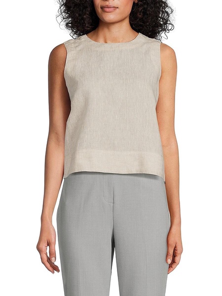 100% Linen Sleeveless Top