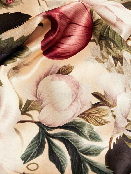 Noelle Floral Strapless Midi Dress