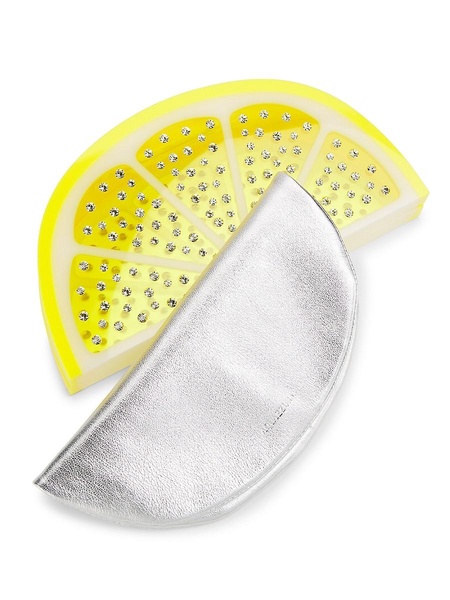 Gin Tonic Crystal-Embellished Clutch