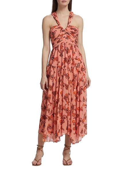 Jaylin Halterneck A Line Dress